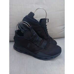 On Cloud Cloudnova Running Shoes Mens Size 12 Black Athletic Sneakers With Flaw